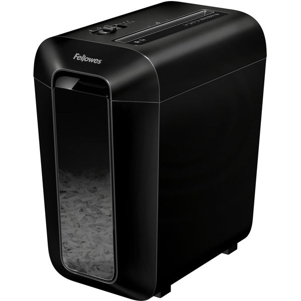 Fellowes LX65 Cross-cut Shredder - Non-continuous Shredder - Cross Cut - for shredding Staples, Paper, Paper Clip, Credit Card - 0.2" (3.97 mm) x 1.6" (39.69 mm) Shred Size - P-4 - 6 Minute Run Time - 20 Minute Cool Down Time - 15.14 L Wastebin Capacity -
