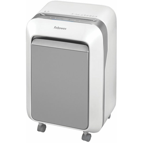 Fellowes Powershred LX210 Micro Cut Shredder - Micro Cut - for shredding Paper, Credit Card, Paper Clip, Staples, Junk Mail - P-4 - 1.40 in/s (35.56 mm/s) - 9" (228.60 mm) Throat - 20 Minute Run Time - 22.71 L Wastebin Capacity - White