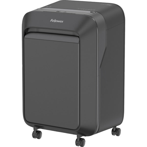 Fellowes Powershred LX210 Micro Cut Shredder - Micro Cut - for shredding Paper, Credit Card, Paper Clip, Staples, Junk Mail - P-4 - 1.40 in/s (35.56 mm/s) - 9" (228.60 mm) Throat - 20 Minute Run Time - 22.71 L Wastebin Capacity - Black