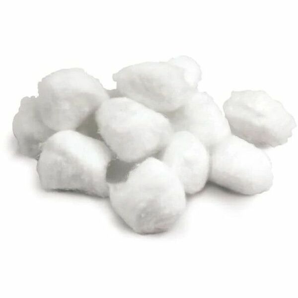 First Aid Central Absorbent Cotton Balls (1000/Bag) - Large - Cotton - Non-sterile, Absorbent - 1000 / Bag