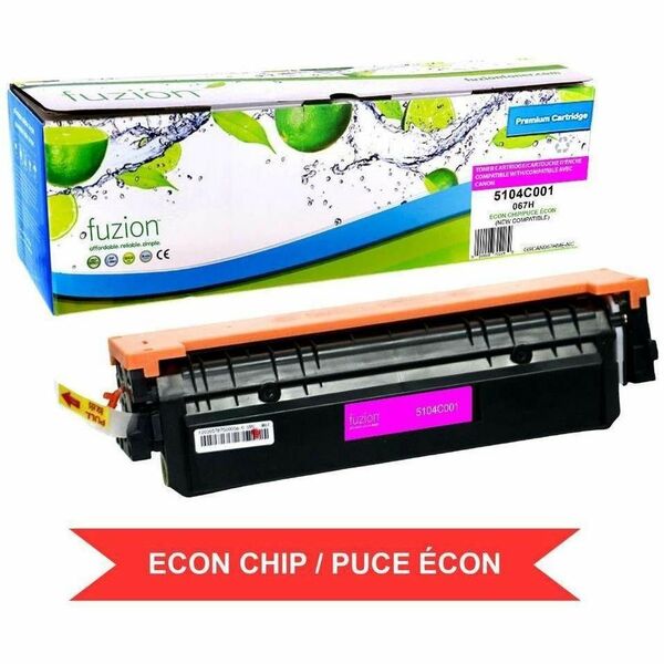 fuzion Compatible Toner High Yield for Canon 5104C001 (067H) w/ ECON chip - Magenta - Yield: 2350