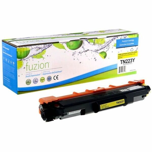 fuzion Compatible Toner for Brother TN223Y - Yellow - Yield: 1300
