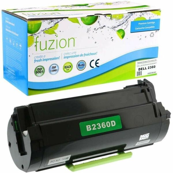fuzion Compatible Toner for Dell 331-9805 - Black - Yield: 8500