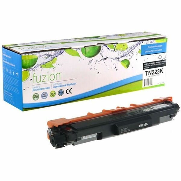 fuzion Compatible Toner for Brother TN223BK - Black - Yield: 1400