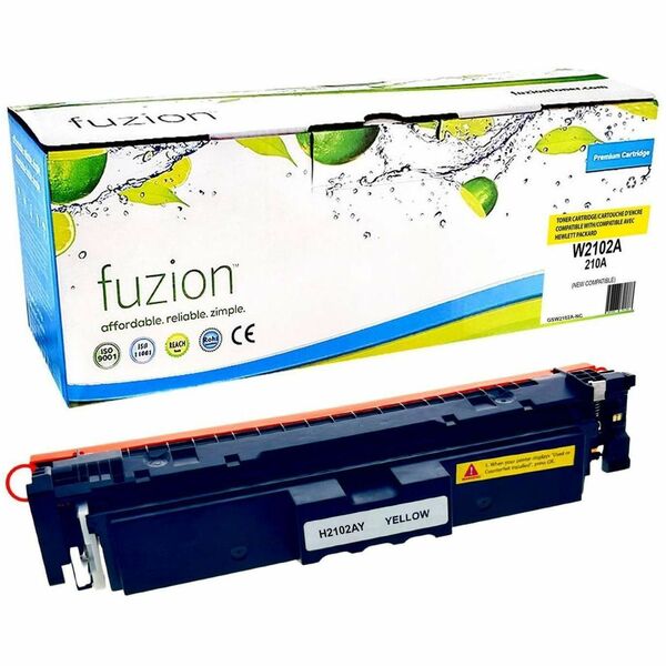 fuzion Compatible Toner for HP W2102A (210A) - Yellow - Yield: 1800