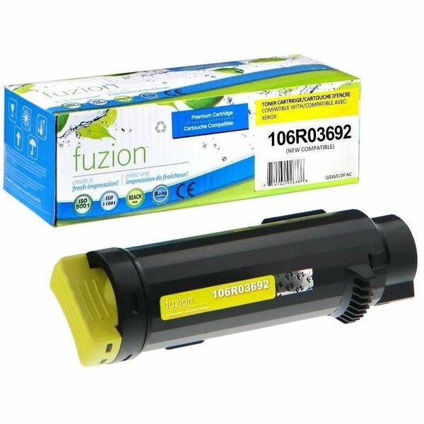 fuzion Compatible Toner for Xerox 106R03692 - Yellow - Yield: 4300
