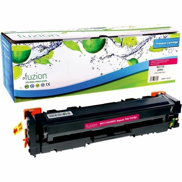 fuzion Laser Toner Cartridge - Alternative for HP 206X (W2113X) - Magenta - 1 Each - 2450 Pages