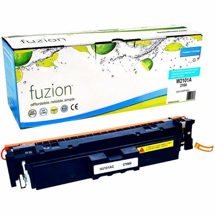 fuzion Compatible Toner for HP W2101A (210A) - Cyan - Yield: 1800