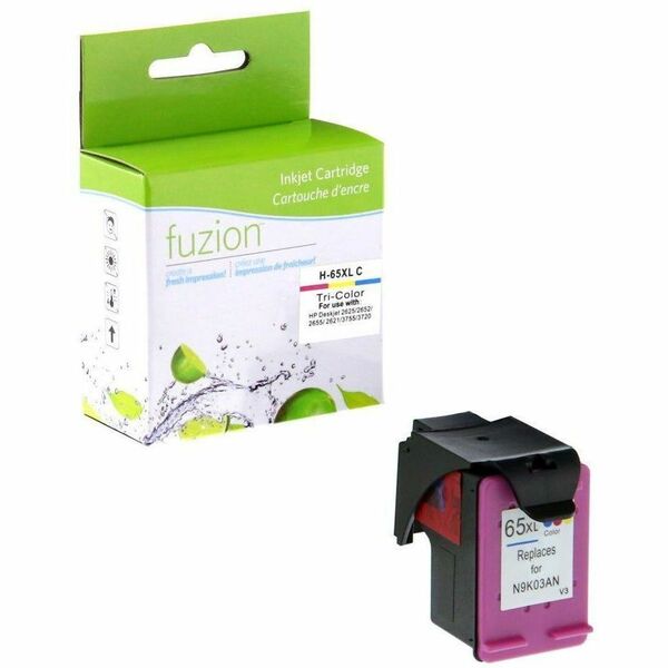 fuzion Remanufactured Tri for HP #65XL - colour Inkjet - High Yield CMY - Yield: 300