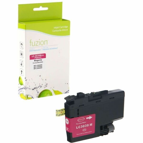 fuzion Compatible Inkjet Tank for Brother LC3039M - Ultra HY Magenta - Yield: 5000