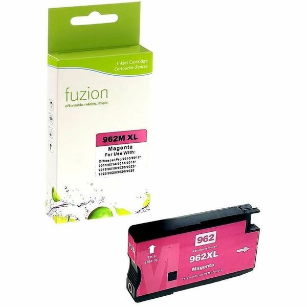 fuzion Remanufactured HY Inkjet for HP #962XL - Magenta - Yield: 1600
