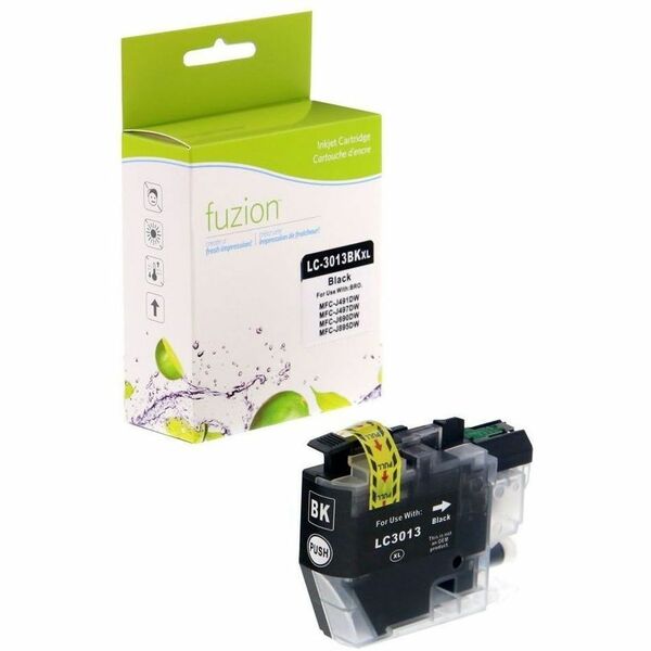 fuzion Compatible Inkjet for Brother LC3013BK - Black - Yield: 400
