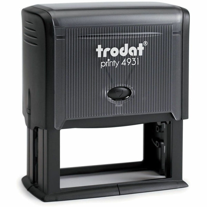 Derome Trodat Self-inking Stamp - 0.98" (25 mm) Impression Width x 0.98" (25 mm) Impression Length - Home - Yes - 1 Each