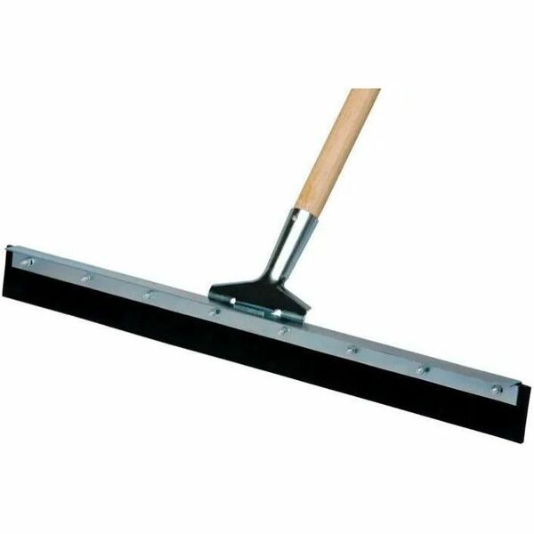M2 Professional 24" Industrial Straight Floor Squeegee with 54" Tapered Handle - Rubber Blade - 54" (1371.60 mm) Wood Handle - Heavy Duty, Sturdy, Reinforced - 12Pack