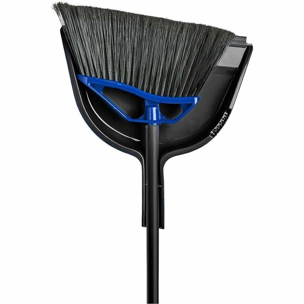 M2 Professional 12" Mars Angle Broom with Dust Pan - Metal Handle - 1 / Each