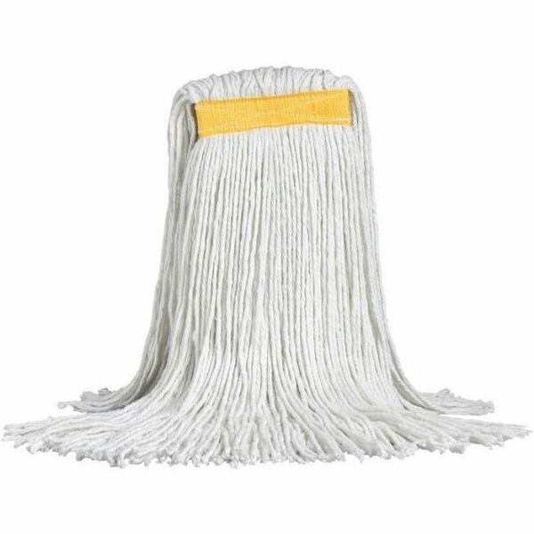 M2 Professional SynRay Cut-End Wet Mop - Narrow Band - Bagged - 24 oz - Cut Ends, Narrow Headband, Mold Resistant, Mildew Resistant, Absorbent, 4-ply, Wear Resistant, Durable - Rayon, Fiber, Yarn - 1.50 lb (680.39 g) - 12 Pack