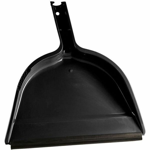 M2 Professional 13" Plastic Clip-On Dustpan - Black - 13" (330.20 mm) Wide - Polypropylene, Plastic - Black - 1 / Each
