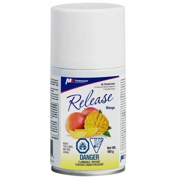 M2 Professional Air-Mist Metered Spray Refill - 180g - Mango - Spray - Mango - Odor Neutralizer - 1 / Each
