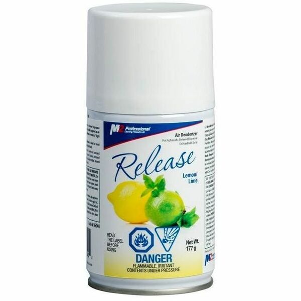 M2 Professional Air-Mist Metered Spray Refill - 180g - Lemon / Lime - Spray - Lemon Lime - Odor Neutralizer - 1 / Each