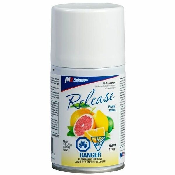M2 Professional Air-Mist Metered Spray Refill - 180g - Fruity Citrus - Spray - Fruity Citrus - Odor Neutralizer - 1 / Each