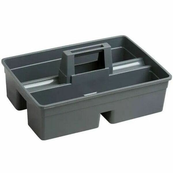 M2 Professional Large Maid Caddy - Large - Durable, Lightweight, Portable, Impact Resistant, Handle, Easy to Clean - Plastic - Gray - 1 / Each