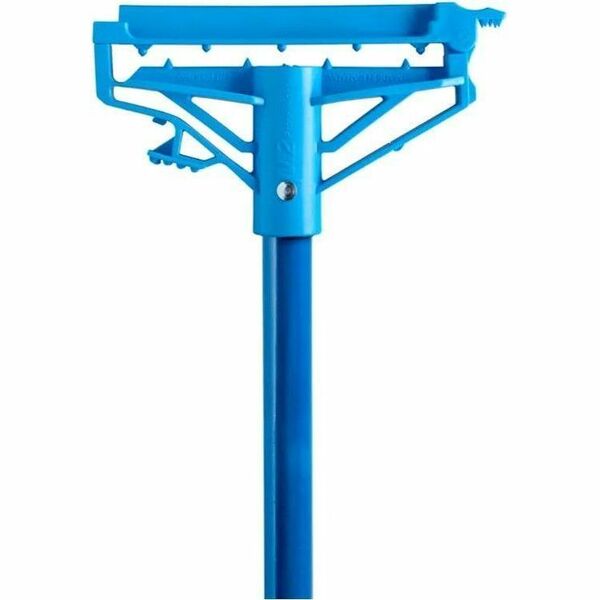 M2 Professional 60" STEP-N-GO Wet Mop Handle - Fiberglass - Blue - 60" (1524 mm) Length - Blue - Fiberglass, Plastic - 1 / Each