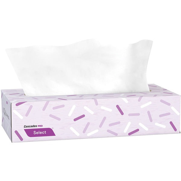 Cascades PRO Select&trade; Facial Tissue - 2 Ply - 30 / Case