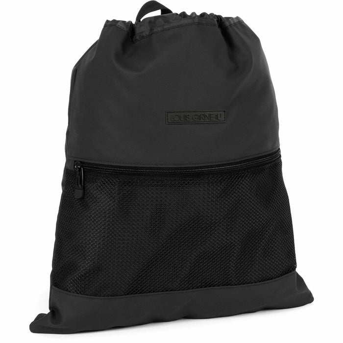 Louis Garneau Carrying Case Accessories - Black - Mesh Body - Shoulder Strap - 16.54" (420 mm) Height x 14.96" (380 mm) Width x 0.39" (10 mm) Depth - 1 Each