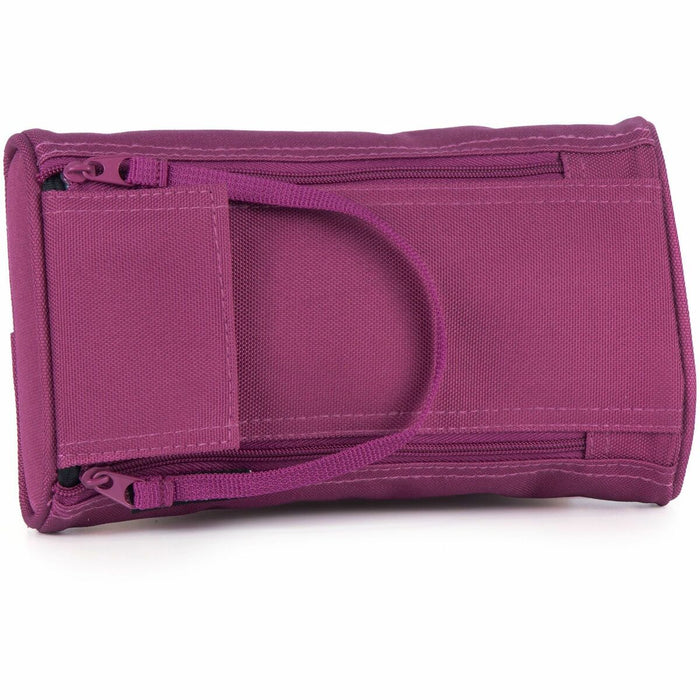 Off Track Carrying Case (Flap) Pencil - Dark Pink - 5.51" (140 mm) Height x 7.87" (200 mm) Width x 1.97" (50 mm) Depth - Large Size - 1 Each
