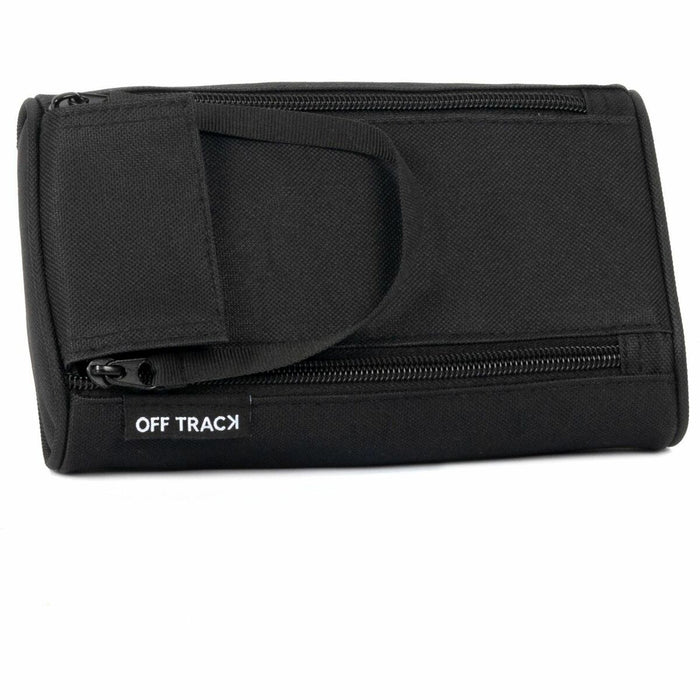 Off Track Carrying Case (Flap) Pencil - Black - 5.51" (140 mm) Height x 7.87" (200 mm) Width x 1.97" (50 mm) Depth - Large Size - 1 Each