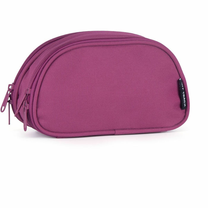Off Track Carrying Case Pencil - Dark Pink - 3.54" (90 mm) Height x 9.06" (230 mm) Width x 3.54" (90 mm) Depth - 1 Each