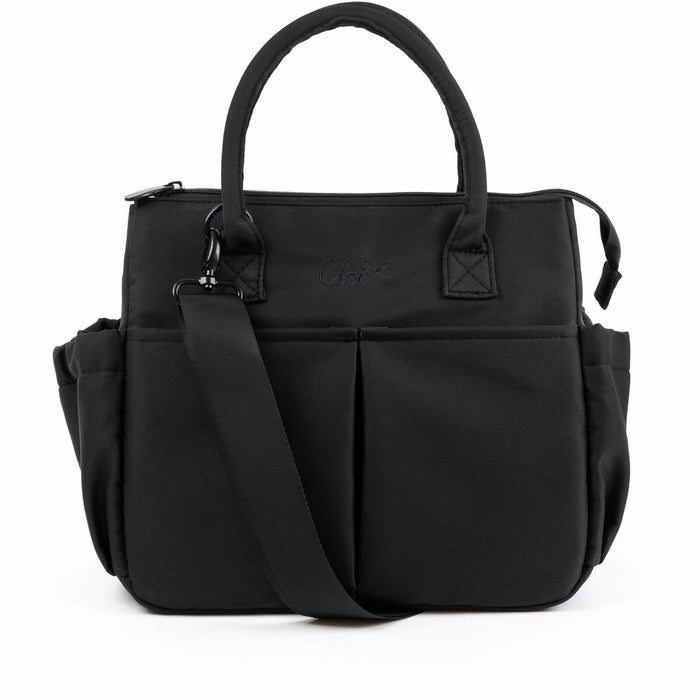 EXECO Lunch Box - 3 Pocket(s) - Black - Nylon
