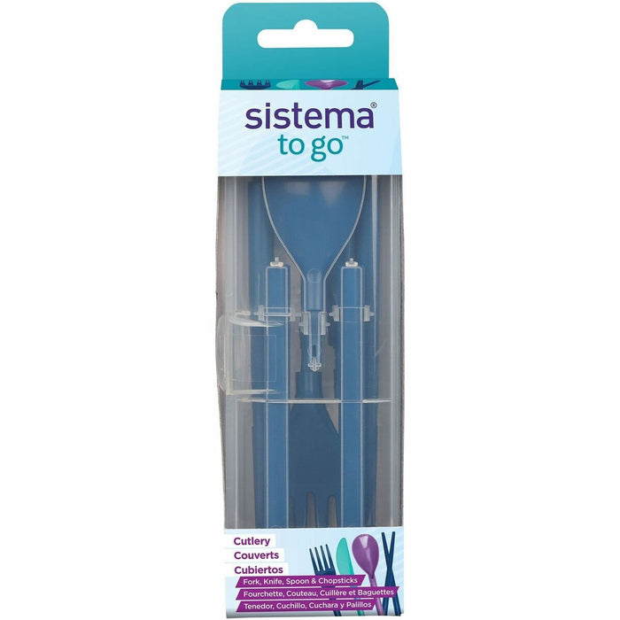 Sistema Cutlery TO GO - Cutlery Set - Spoon - Fork - Knife - Dishwasher Safe - 1 Each