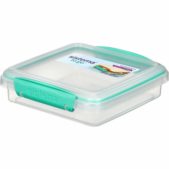 Sistema 450ml Sandwich Box TO GO - 450 mL Capacity - Assorted - Plastic