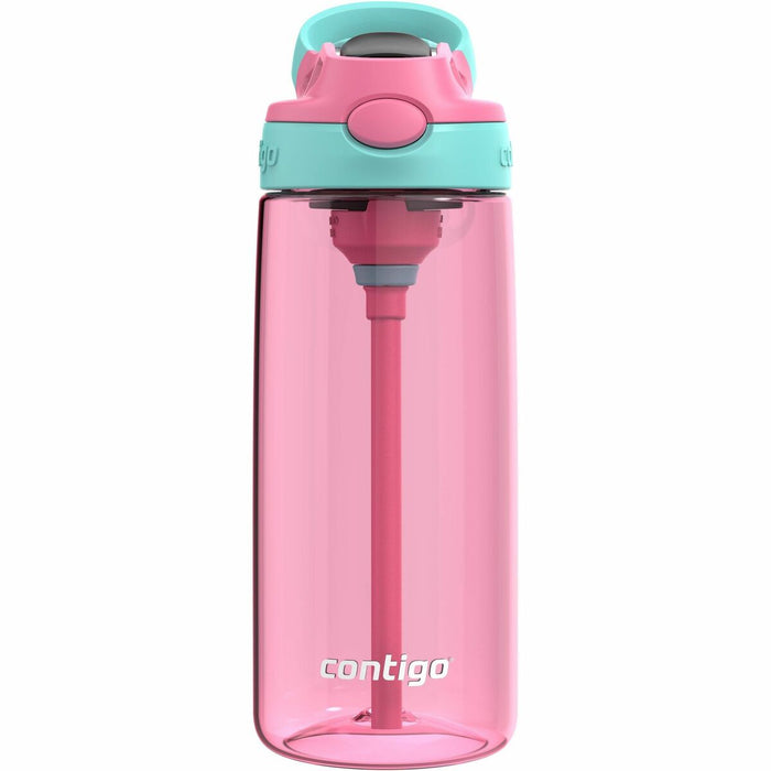 Contigo Aubrey Leak-Proof Spill-Proof Water Bottle, 14 oz - 591.47 mL - Azalea Jade Vine - Plastic, Silicone