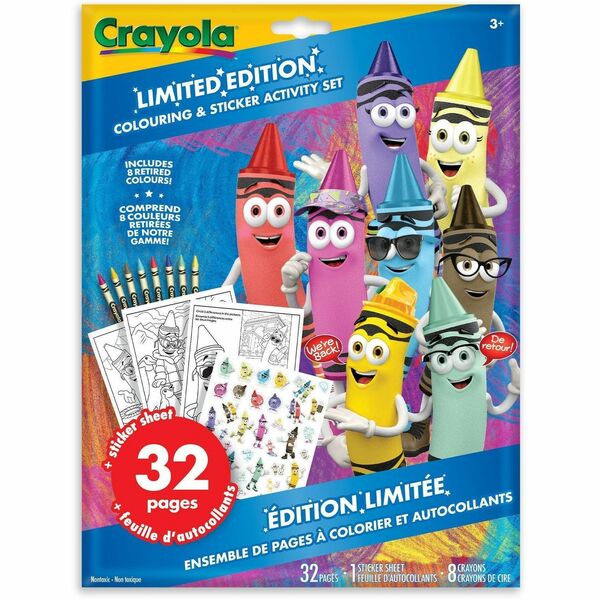 Crayola Activity Kit - Art, Coloring, Home, Gift - Recommended For 3+ Year - 1 Each