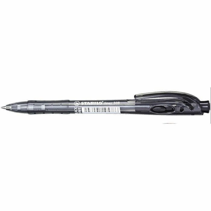 Quo Vadis Black Mechanical Ballpoint Pen - Retractable - Black Ink - 1 Each
