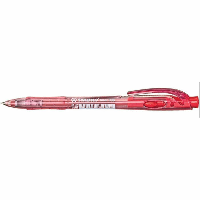 Quo Vadis Red Ballpoint Pen - Retractable - Red Ink - 1 Each