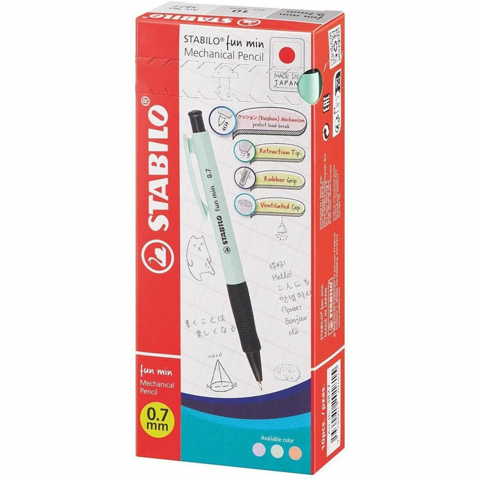 Quo Vadis Fun Min Mechanical Pencil - 0.7 mm (0.03") Lead - 10 / Pack