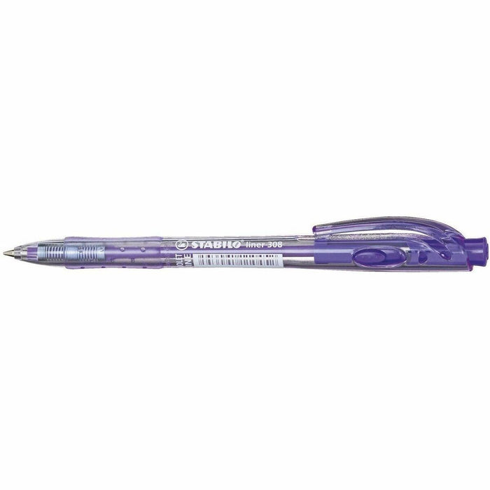 Quo Vadis Purple Mechanical Ballpoint Pen - Retractable - Purple Ink - 1 Each