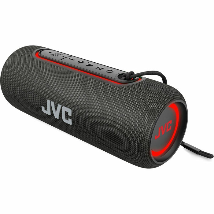 JVC SP-PA5BT Portable Bluetooth Speaker System - 20 W RMS - Siri, Google Assistant Supported - Black - TrueWireless Stereo - Battery Rechargeable - 1 Each
