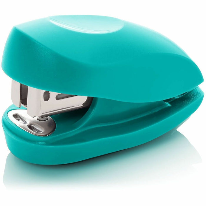 Swingline Tot Desktop Stapler - Staples Upto 12 Sheet - Mini - Staple Size: 1/4" (6.35 mm) - Teal - Plastic - 1 Each
