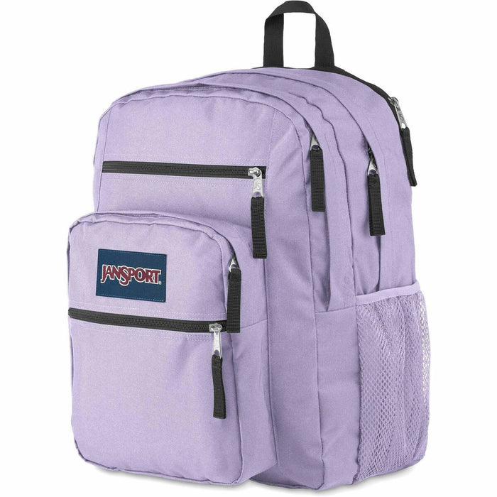 Jansport BIG STUDENT Carrying Case (Backpack) for 15" Notebook - Pastel lilac - Polyester Body - Shoulder Strap - 16.93" (430 mm) Height x 12.99" (330 mm) Width x 7.48" (190 mm) Depth - 34 L Volume Capacity