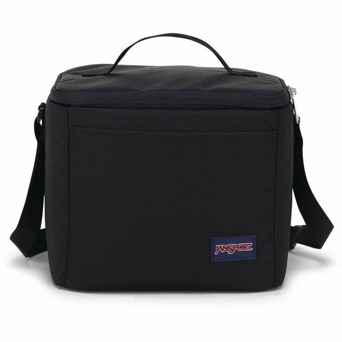 Jansport Super Snack Lunch Bag - 9 L Capacity - Black - 600D Polyester