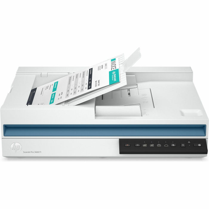 HP ScanJet Pro 3600 F1 Flatbed/ADF Scanner - White - Duplex Scanning