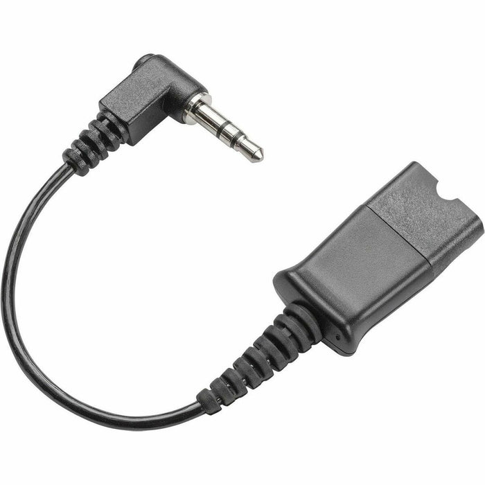 Poly Mini-phone/Quick Disconnect Audio Cable - 5.9" (150 mm) Mini-phone/Quick Disconnect Audio Cable for Audio Device - 1 / Each