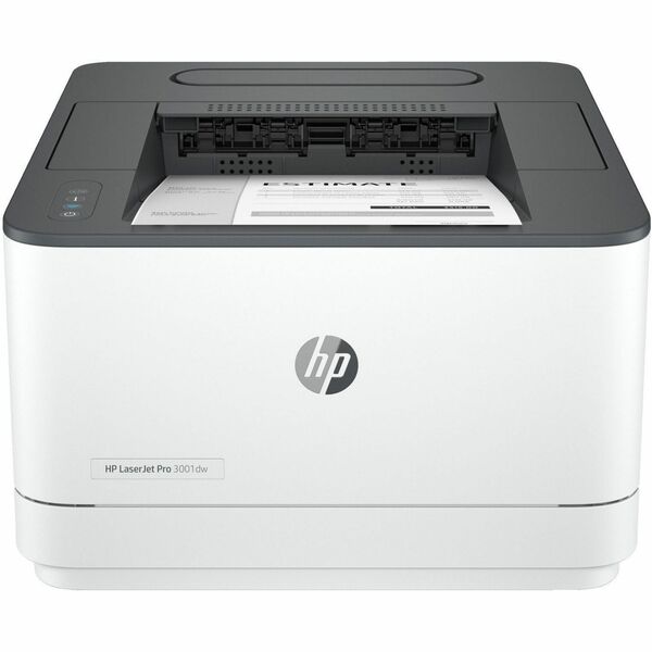HP LaserJet Pro 3000 3001DW Desktop Wired/Wireless Laser Printer - Monochrome - 35 ppm Mono - 1200 x 1200 dpi Print - Automatic Duplex Print - 250 Sheets Input - Ethernet - Wireless LAN - HP Smart App, Apple AirPrint, Mopria, Wi-Fi Direct - 50000 Pages Du