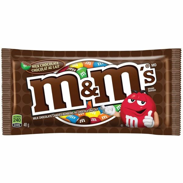 M&M's Milk Chocolate Candies - Milk Chocolate - Gluten-free, Individually Wrapped - 1.69 oz (48 g) - 24 Pack