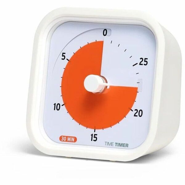 Time Timer MOD 30 Minute Education Edition - 30 Minute - For Classroom - White