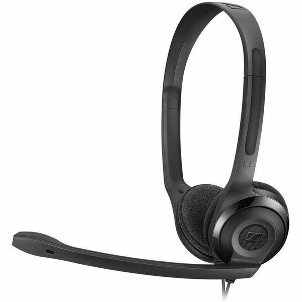 GB Micro EPOS PC 5 Chat Headset - Stereo - Mini-phone (3.5mm) - Wired - Over-the-head - Binaural - Supra-aural - Noise Cancelling Microphone - Black